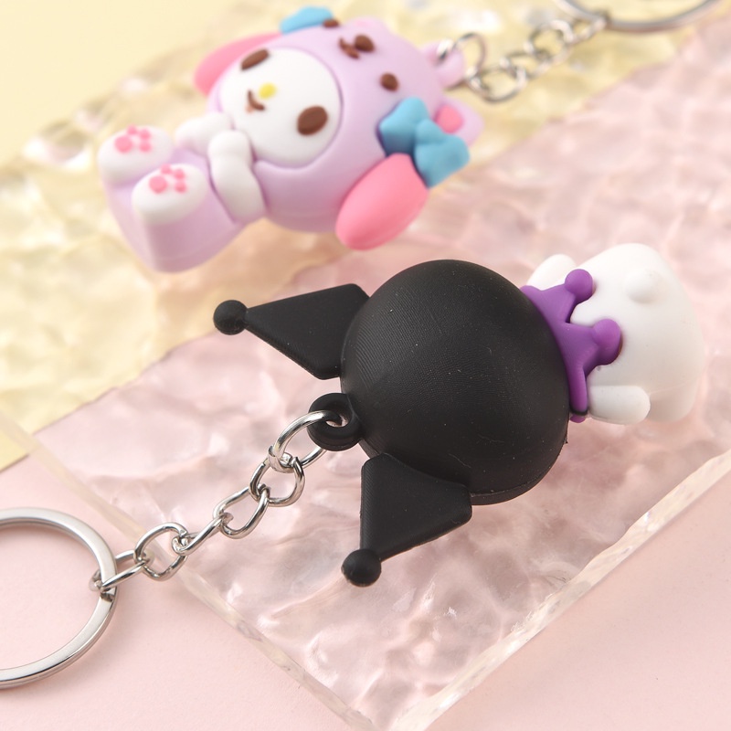 Sanrio Móc Khóa Hình kuromi Dễ Thương