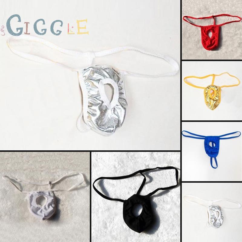 New G String with hole Mens Soft Comfort Shorts Mini Bikini Free Size Underwear