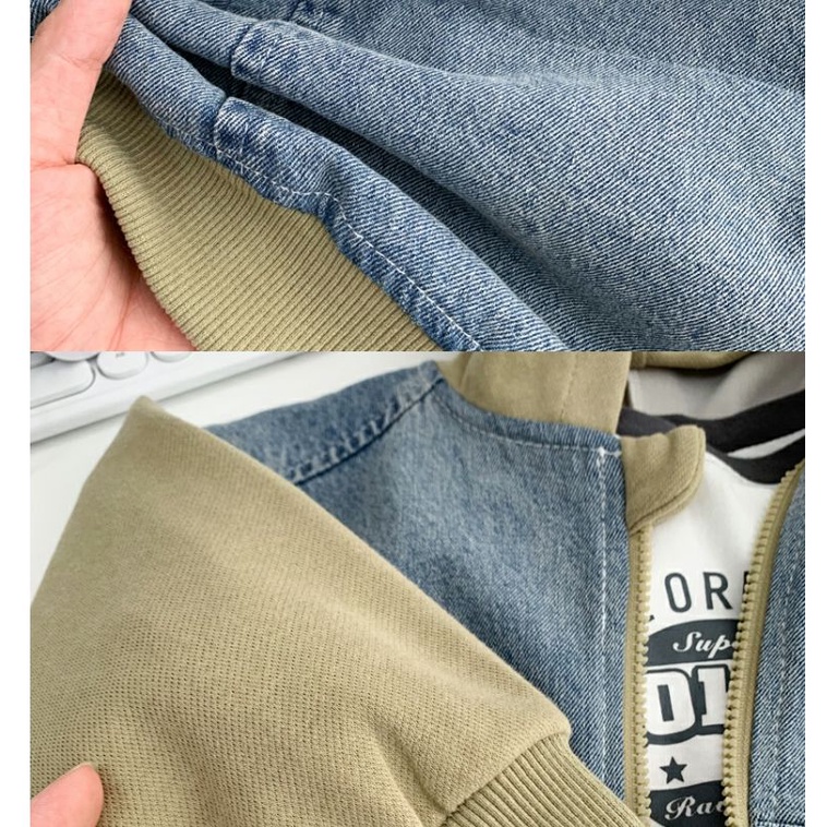 Áo Khoác Có Nón Và Khóa Kéo Phong Cách Hàn Quốc Thời Trang Mùa Thu Mới Cho Bé Trai