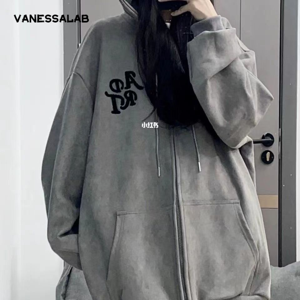 VanessaLab Áo Khoác hoodie áo khoác nữ zip hoodie Chất lượng cao Thời trang Phong cách fashionable WWY2390IK936Z230908