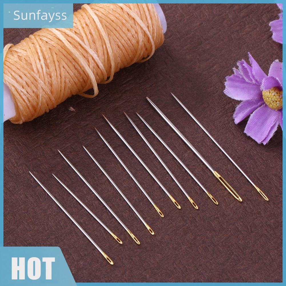 Bộ 16 Kim May Vá Bằng Kim Loại Màu Bạc