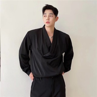 Áo Sơ Mi Nam Dài Tay Vải satin Sang Trọng