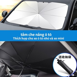 Dù Che Nắng Cách Nhiệt Có Thể Thu Gọn Cho Xe Hơi