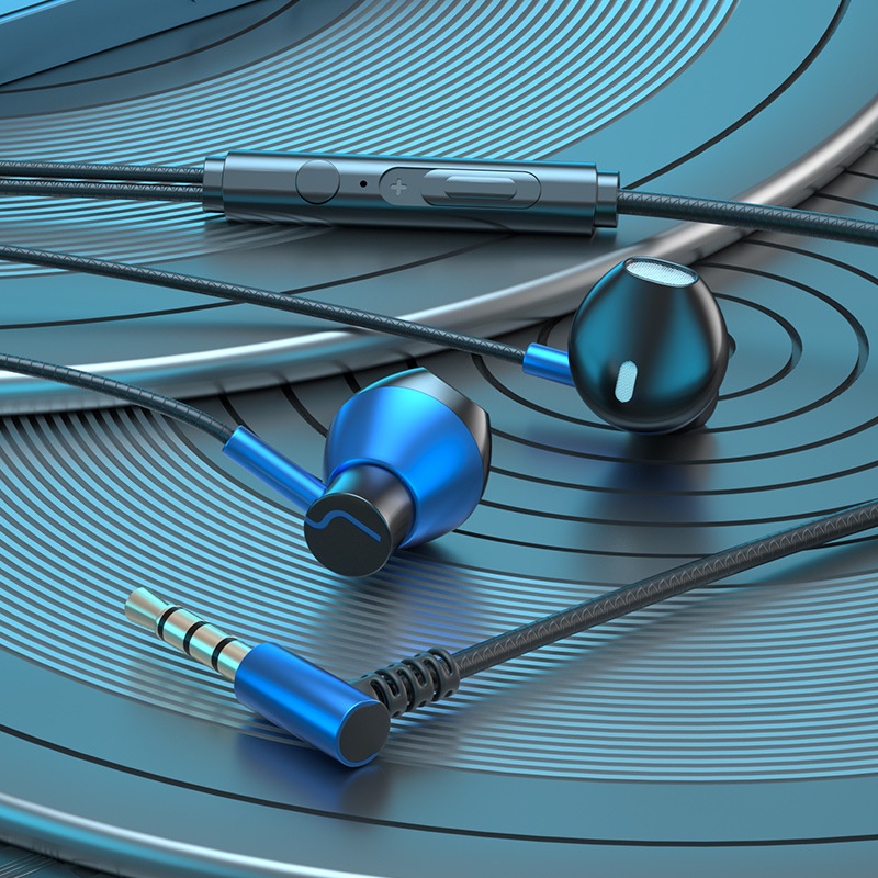 Tai Nghe Nhét Tai Có Dây Chống Ồn - Đầu cắm 3.5mm có micro - YKD