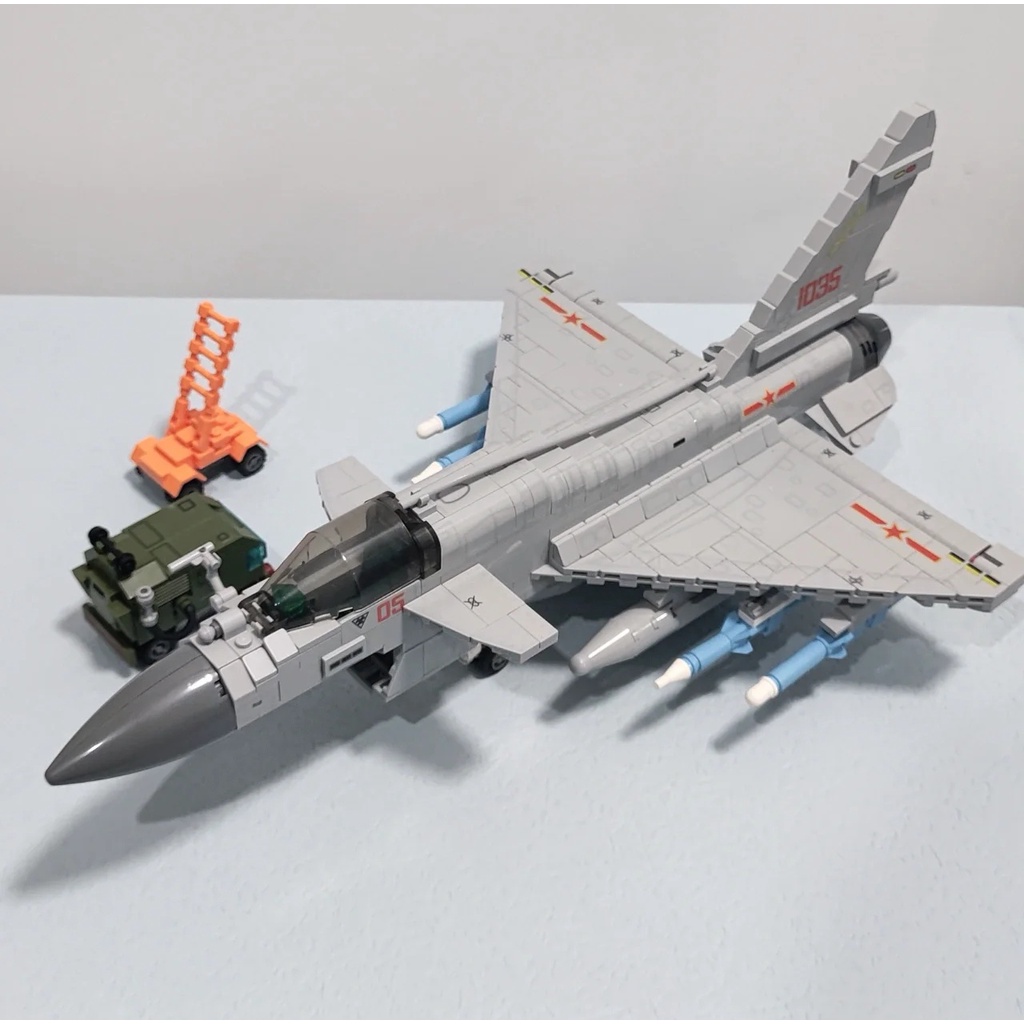 Set 820 Mô Hình Máy Bay Chiến Đấu moc ww2 j10b Mới