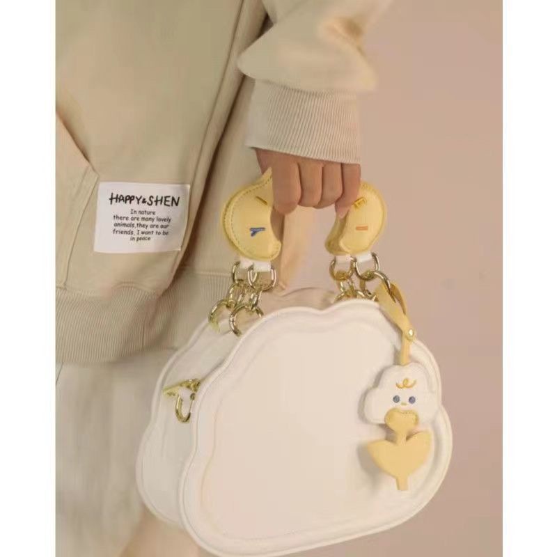 Túi Xách Nữ túi đeo chéo nữ mini túi tote Đeo Chéo In Hình Đám Mây Dễ Thương Mới