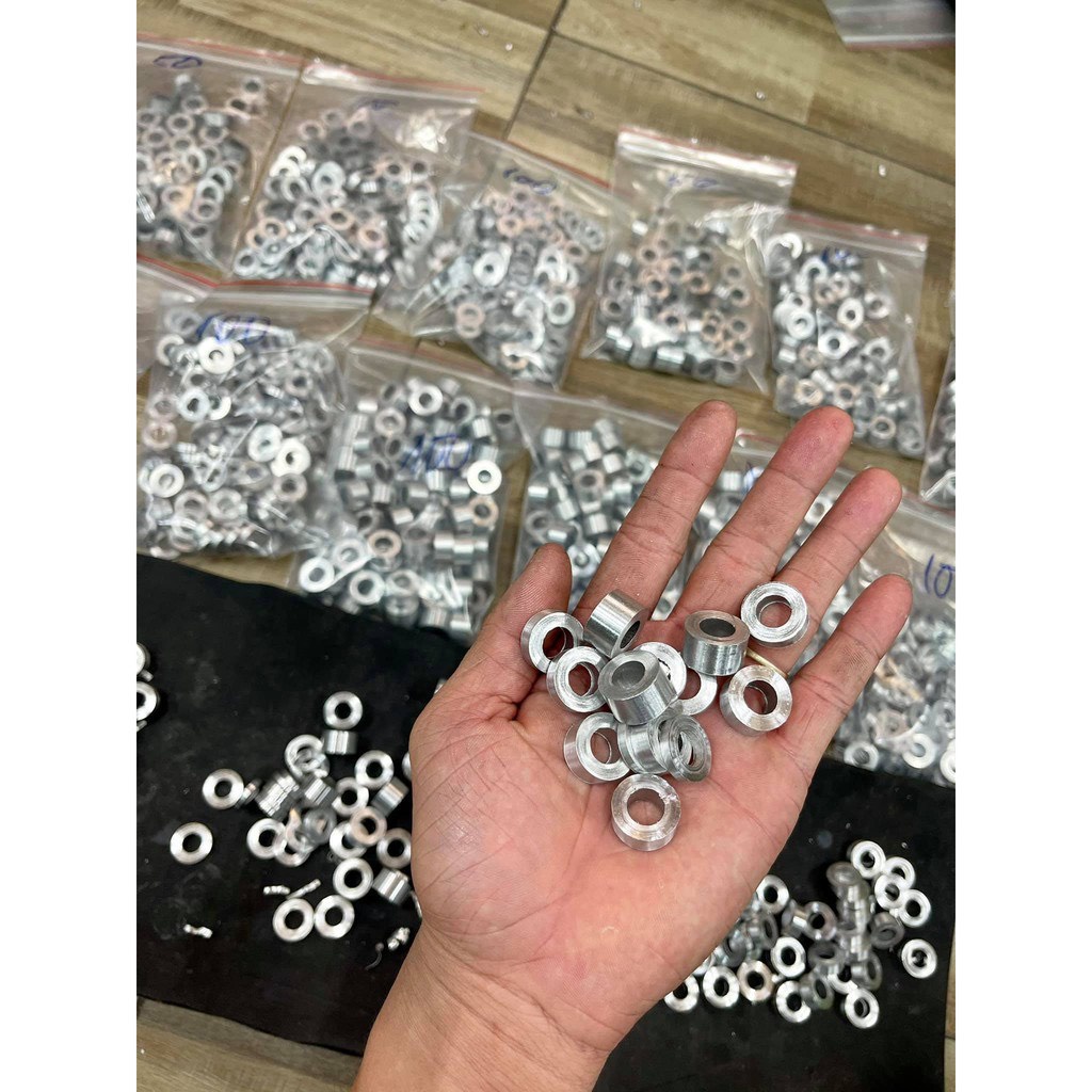 Chêm Chân Kính/ Chêm Pát Heo dầu hoặc Đĩa. Lỗ trong 8li, 10li - Độ dày từ 3li đến 10li