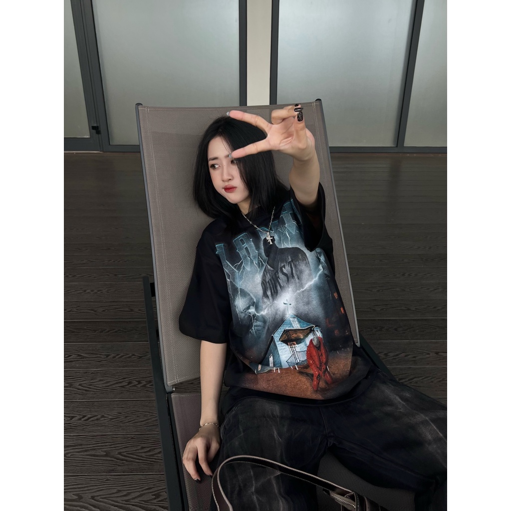 Áo thun Continuous - CTNS - KANYE WEST/ Black