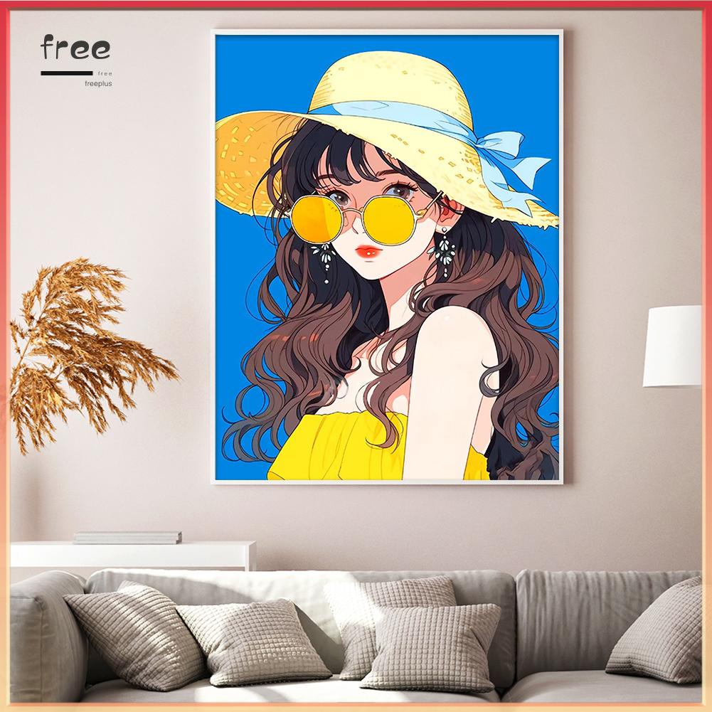 Nón Lưỡi Trai Thêu Hình Cô Gái Cá Tính 11ct 40X53Cm