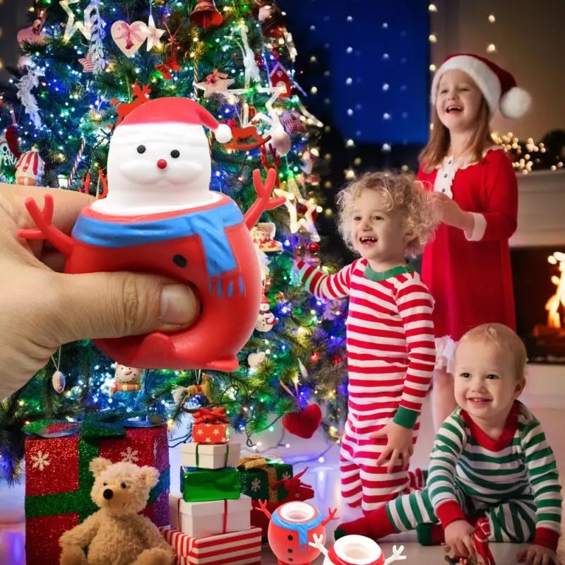 Đồ Chơi Bóp Giảm Căng Thẳng, Hình Ông Già Nô En, Người Tuyết, Nai Sừng Tấm