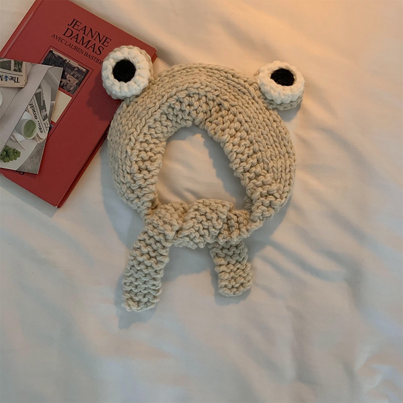 Mũ Len Họa Tiết Hoạt Hình Ngộ Nghĩnh Thời Trang Thu Đông Hàn Quốc