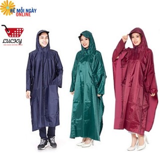 Áo mưa cánh dơi 1m4 Vải dù cao cấp, Không thấm nước, to dày