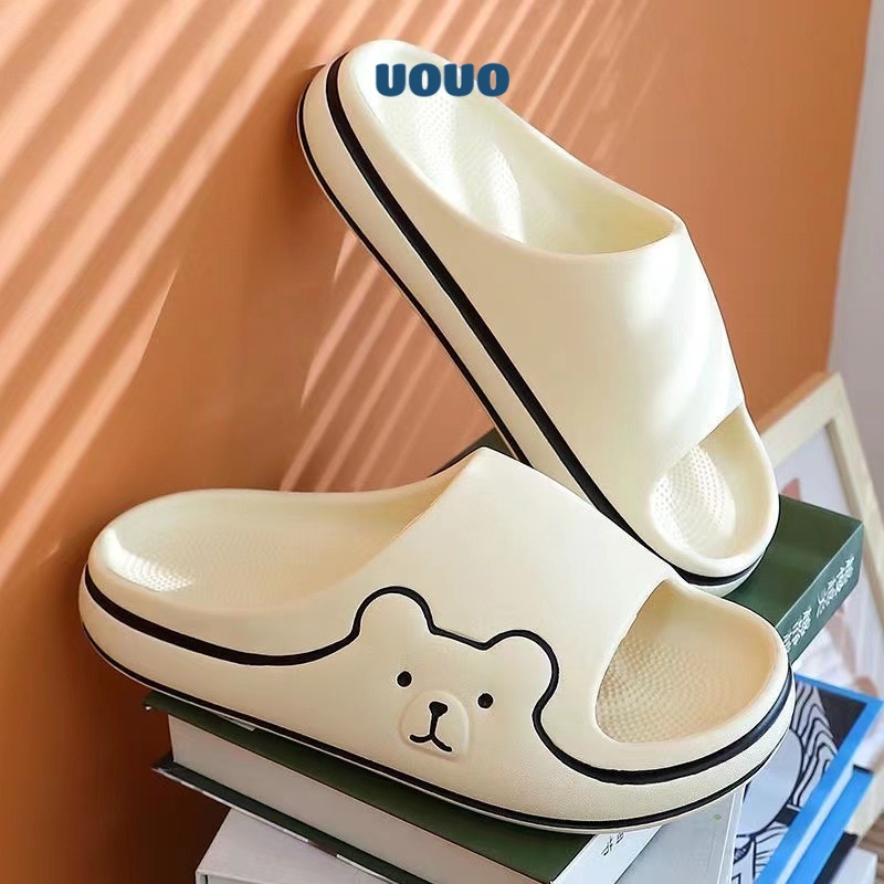 UOUO Dép Thời Trang Đơn Giản Cho Nữ dép bánh mì Độn đế Đường may tỉ mỉ Êm ái Siêu nhẹ B90H2ZC38Z230919