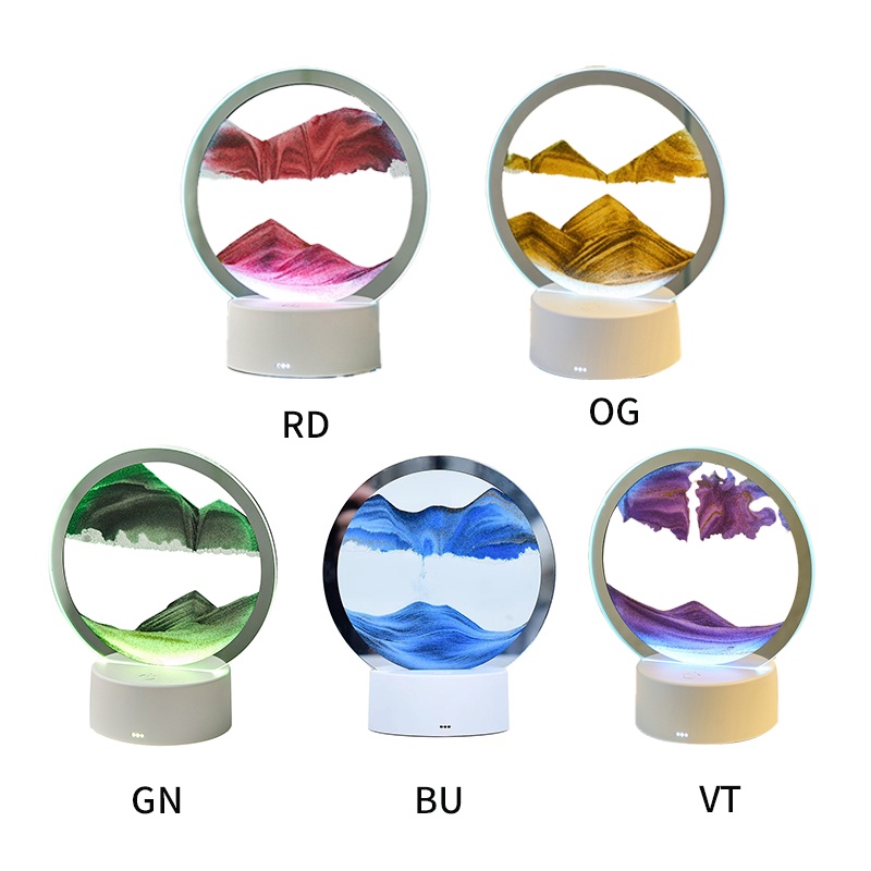 Đèn Để Bàn Dạng Cát Chảy 3d Ấn Tượng Dùng Trang Trí Phòng Ngủ