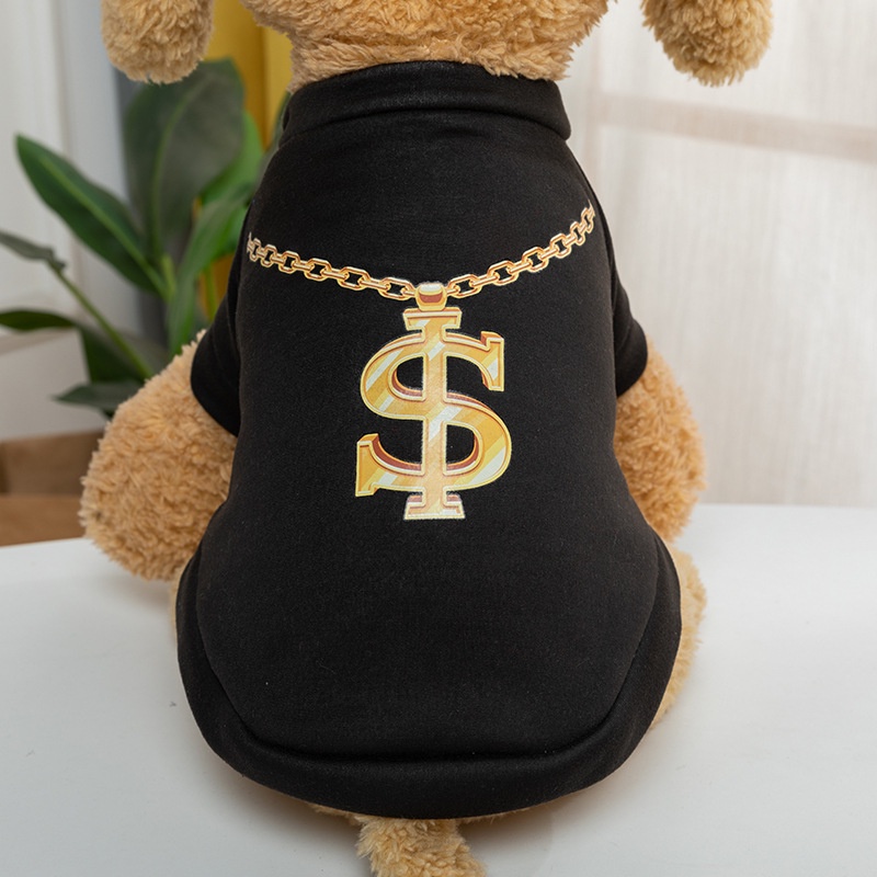 Áo hoodie Vải Lông Cừu Mừng Năm Mới Thời Trang Xuân Đông Cho Thú Cưng