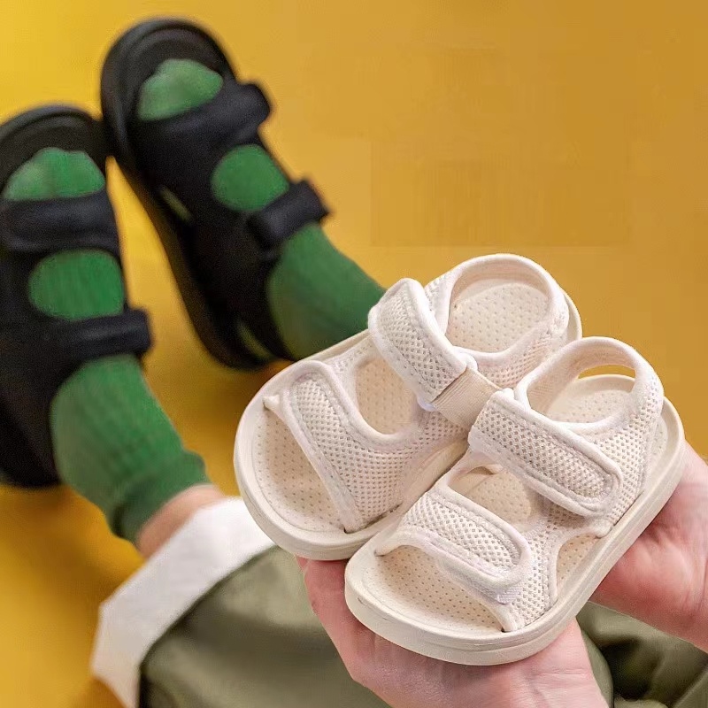 Giày sandal tập đi sơ sinh Cheerful Mario dép 2 quai cho bé Xăng đan Siêu Nhẹ Mềm Mại Chống Trượt Dành Cho trẻ em tập đi