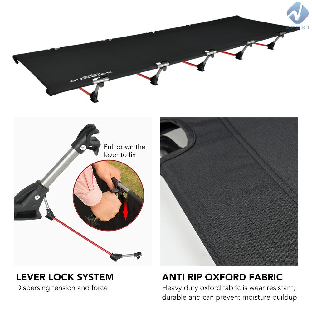 Giường Gấp 330lb Di Động Cho Hoạt Động Ngoài Trời