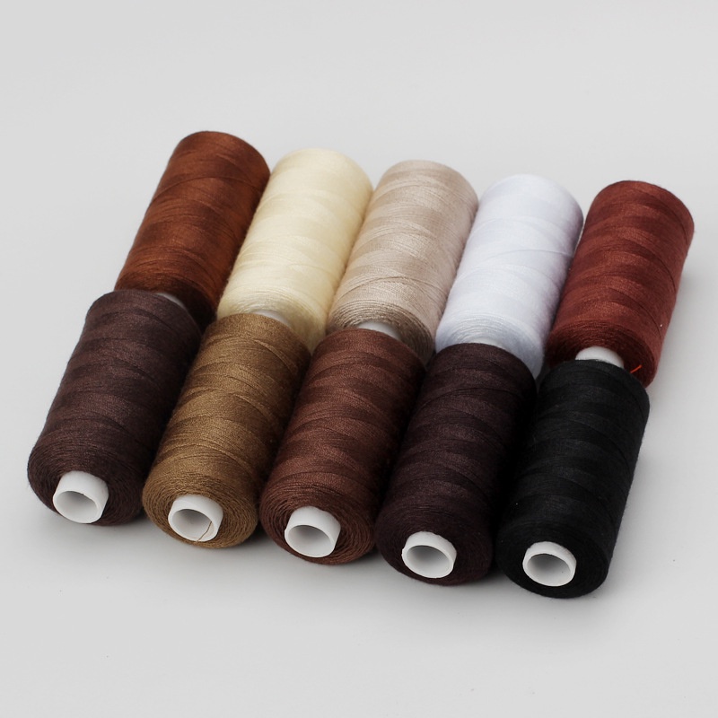 Set 6 / 10 Cuộn Chỉ Thêu polyester 400Yard Nhiều Màu Sắc