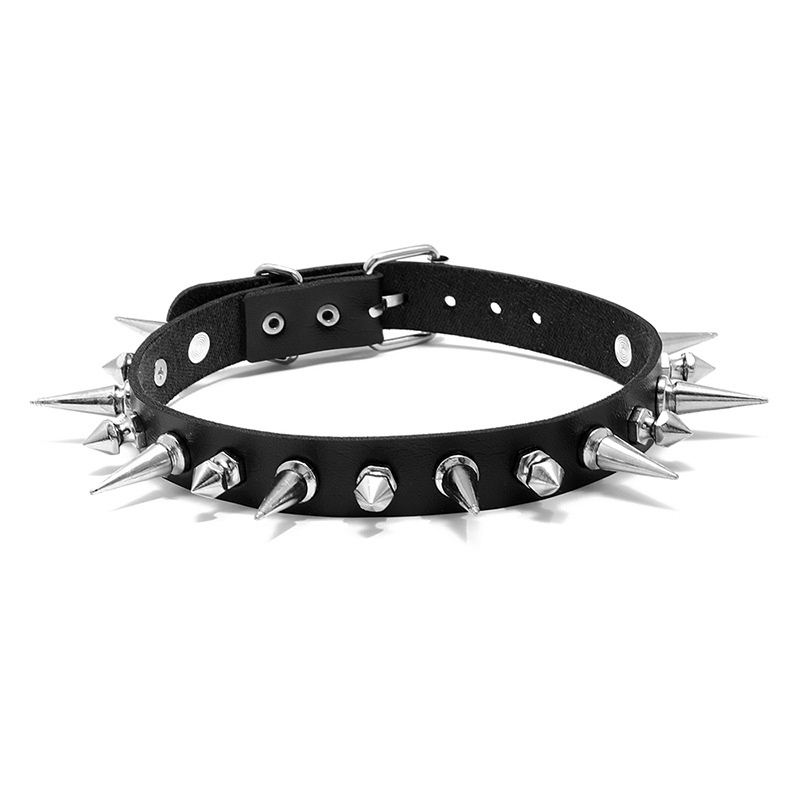 Vòng Cổ choker Da pu Mặt Thánh Giá / Trái Tim / Hoa Hướng Dương Màu Đen Phong Cách harajuku punk Cho Nữ