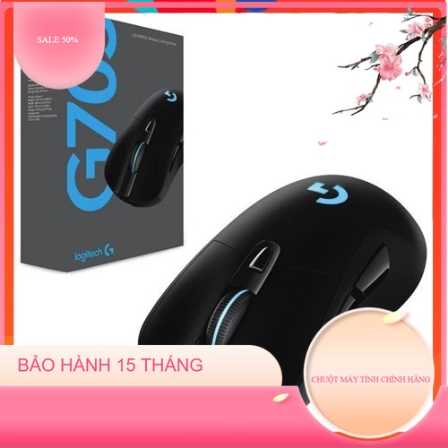 Chuột Chơi Game , Chuột Gaming Không Dây Logitech G703 Hero LightSpeed Wireless Gaming RGB LED Cao Cấp, Giá Rẻ
