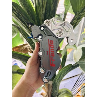 Heo dầu frando 4piston kèm pát raider/satria đĩa zin (290/295mm) kèm 2 ốc salayza