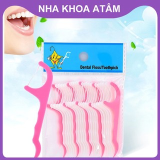 Set 25 Tăm Xỉa Răng Phẳng Cực Tốt - Nha Khoa ATâm