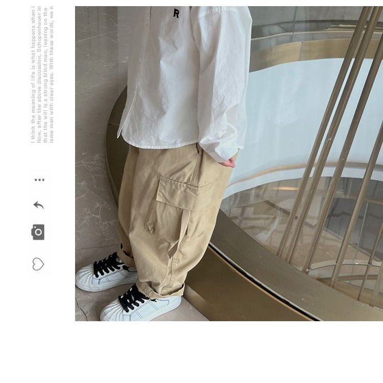 Áo Sơ Mi Tay Dài Thêu Chữ Thời Trang Hàn Quốc Dành Cho Bé Trai