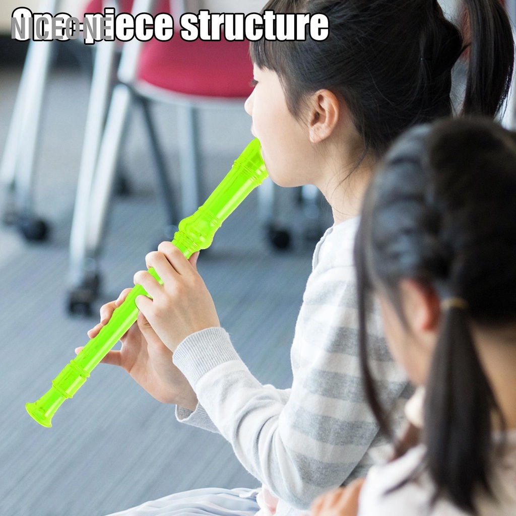 NiceOne  Clarinet ABS 8 lỗ trong suốt có que làm sạch Nhạc cụ gió Treble di động