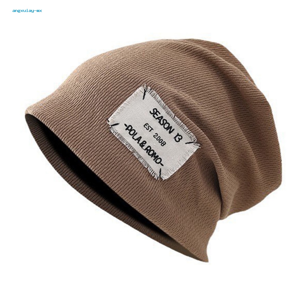 Mũ beanie Dệt Kim Co Giãn Chống Gió Chống Trượt Thời Trang Mùa Đông Cho Nam Và Nữ