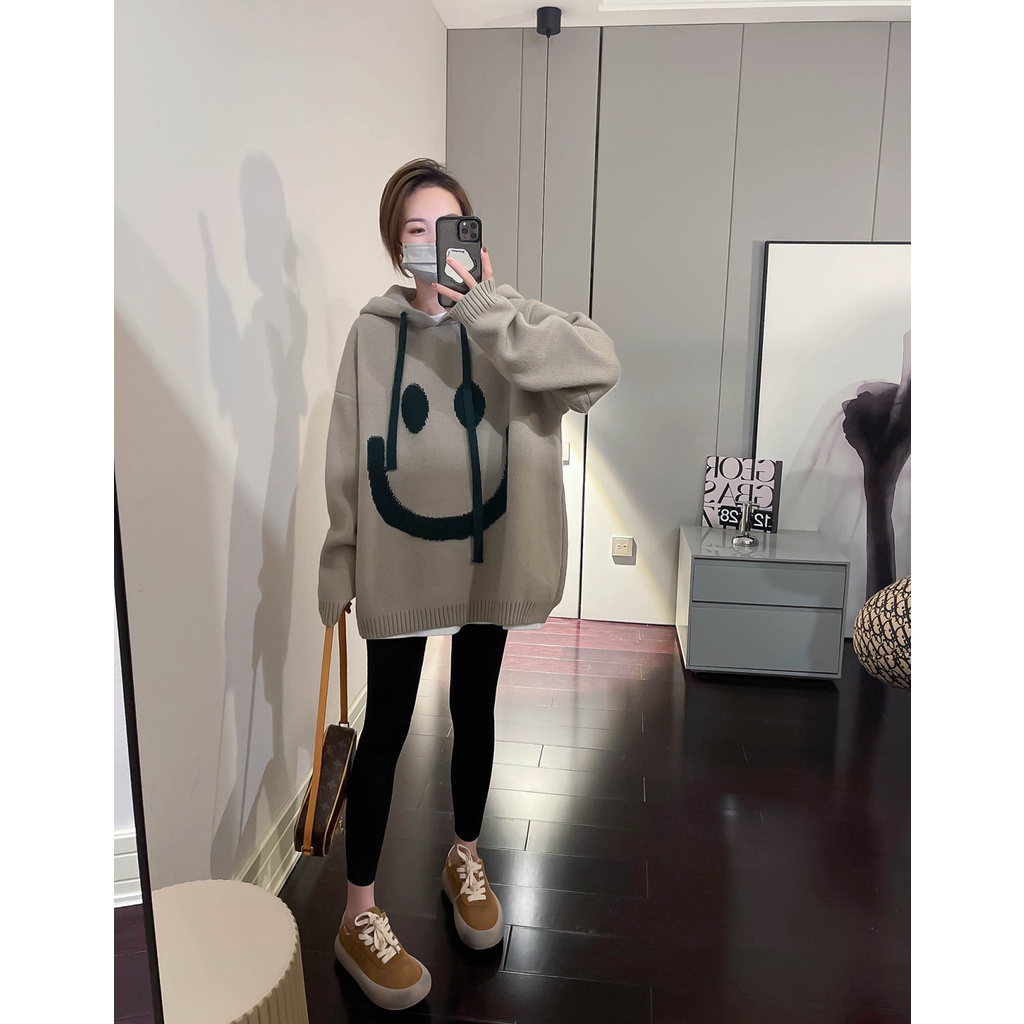 Áo Hoodie Dáng Rộng Thời Trang Phong Cách Hàn Quốc Cho Nữ