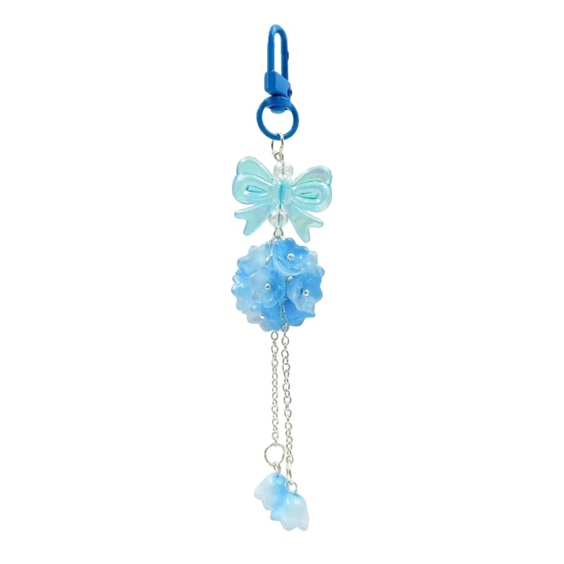 Omg Móc Chìa Khóa Hình Nơ Ngôi Sao Pha Lê Nhẹ Nhàng Tua Rua Chuông Tôm Hùm y2k Di Động Cho Nữ lugg