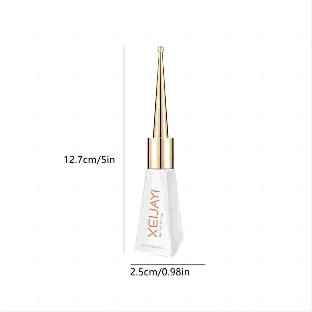 XEIJIAYI Mắt mèo kim cương bạc loại mới không ánh đen chai 10ml