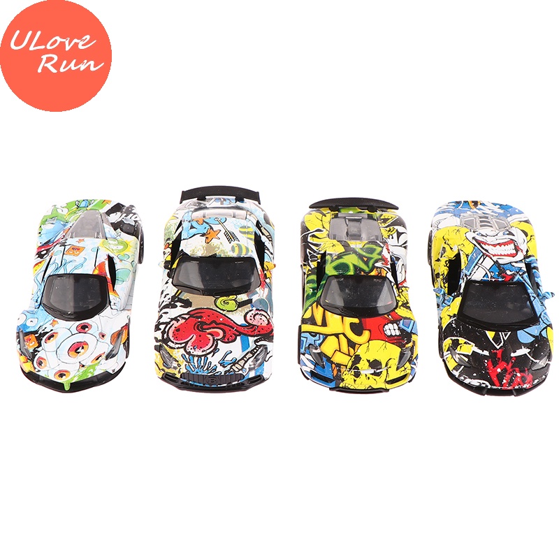 Uloverun Mô Hình Xe Hơi Thể Thao graffiti Bằng Hợp Kim Tỉ Lệ 1: 36
