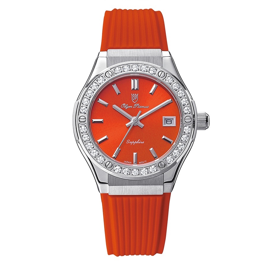 Đồng Hồ Nữ Olym Pianus OP990-45 ADLS-GL đỏ