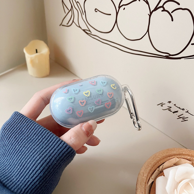 Ốp Điện Thoại tpu Trong Suốt Họa Tiết Hoạt Hình Đơn Giản Cho samsung galaxy buds / galaxy buds+ plus