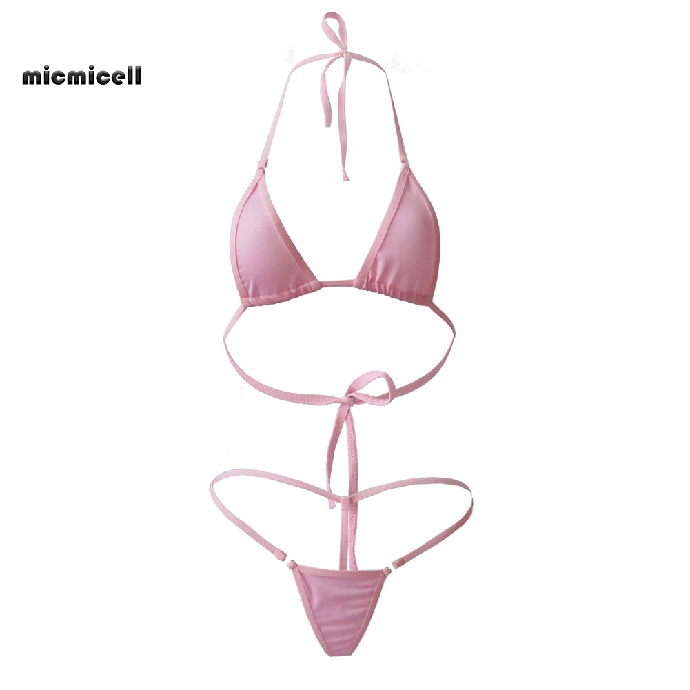 Bộ bikini 2 Mảnh Màu Sắc Thời Trang Quyến Rũ Cho Nữ