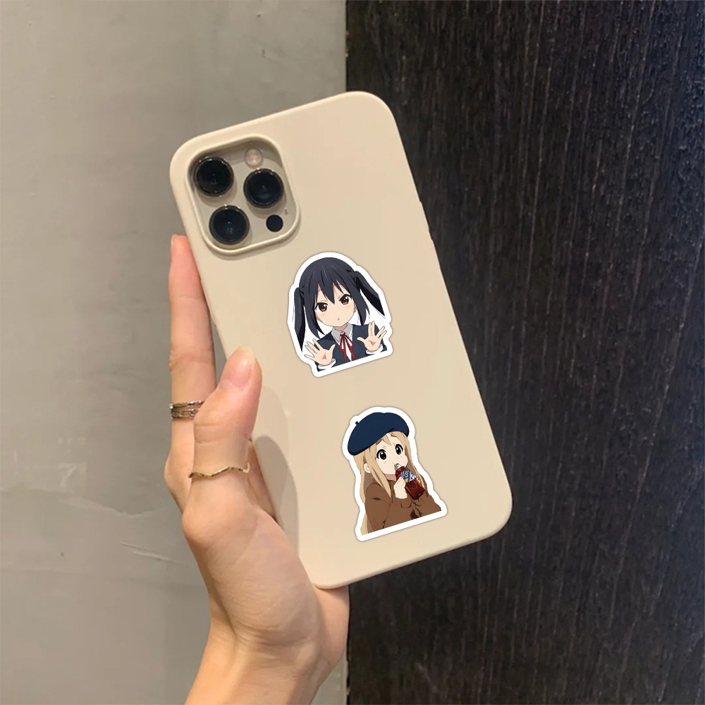 Bộ 100 / 100 Nhân Vật Hoạt Hình anime k-on!Dễ Thương Túi Đựng Bút Họa Tiết graffiti Trang Trí Mũ Bảo Hiểm / Xe Đạp