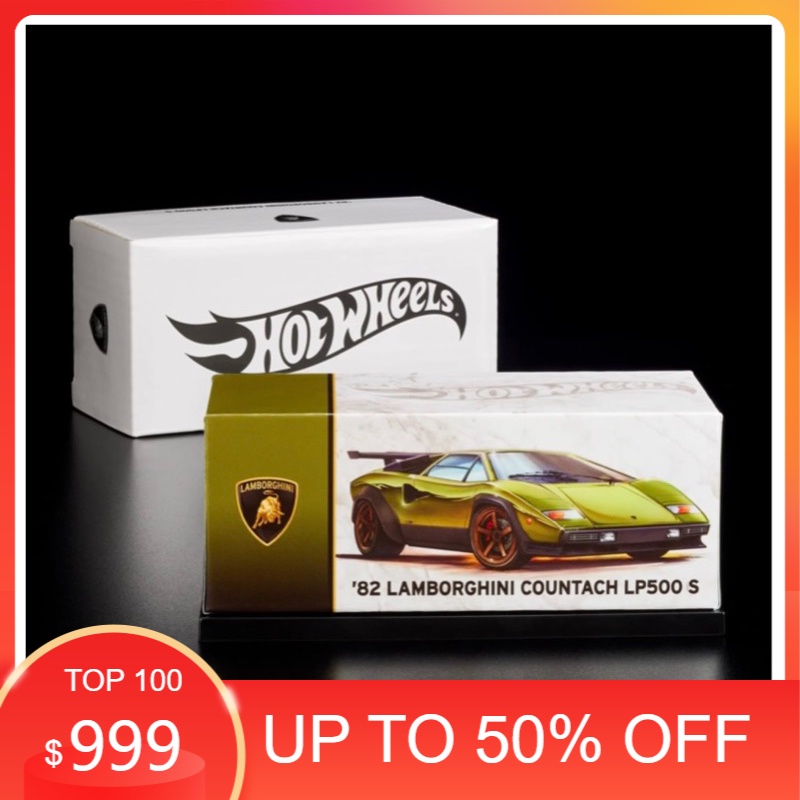 Xe mô hình Hot Wheels RLC Lamborghini Countach tỉ lệ 1/64