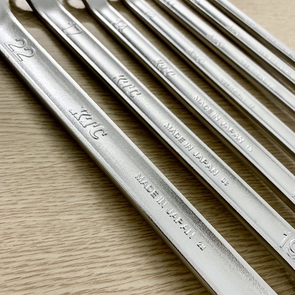 🎌Made in Japan🎌Cờ lê hai đầu tròng KTC Nhật - Bộ cờ lê nhật sử dụng trong hãng Yamaha và Honda VN