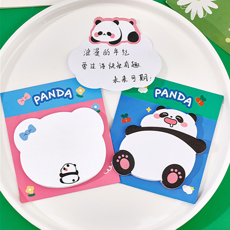 Giấy nhớ ghi chú hình chú gấu trúc PANDA xinh xắn dễ thương, note gấu trúc cute nhiều sắc màu