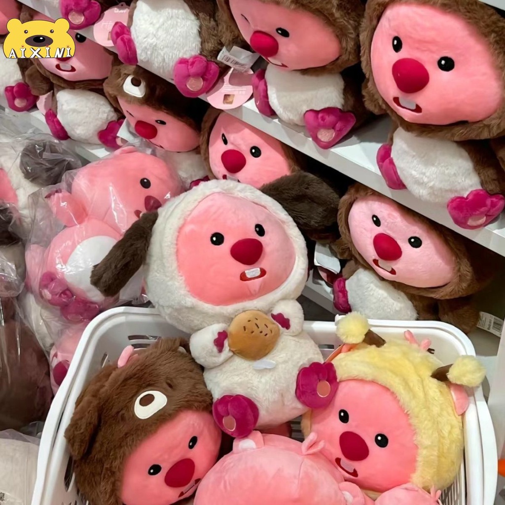 🌟CÓ SẴN🌟 Gấu bông Loopy Aio Thú Nhồi Bông 36cm Hình Ong / Cún / Gấu Đáng Yêu