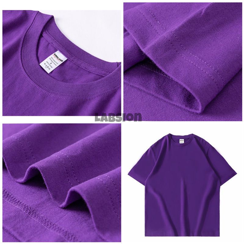 ÁO THUN KIRKLAND / LINK MÃ MÀU TÍM / COTTON 100%