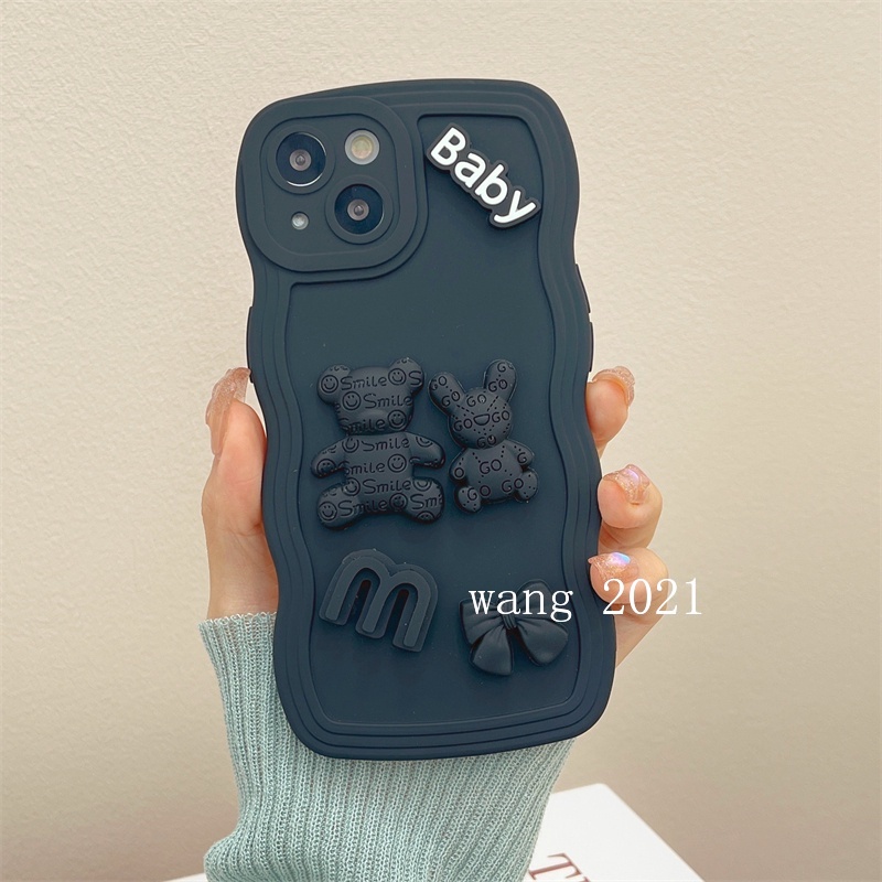 Ốp Điện Thoại Silicon Dẻo Mềm Hình Gấu 3d Đơn Giản Chất Lượng Cao Cho xiaomi 13t xiaomi 13t pro 5g xiaomi 13t pro 5g
