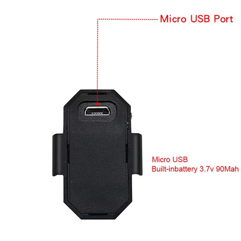 Đèn led Cảnh Báo Va Chạm mini 7 Màu Sắc Tùy Chọn Thông Dụng Cho Xe Máy / Xe Hơi