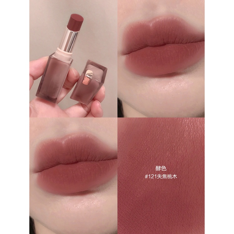 Ter Jocyee Thỏi Son Lì Nhung Mịn Màu Hồng # 121 # 117  Joocyee men bột phun son môi