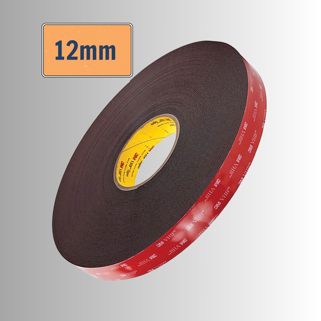 Băng Keo Hai Mặt Cường Lực 3M™ VHB™ 10mm-12mm-24mm -11 mét/ 1cuộn Cao Cấp