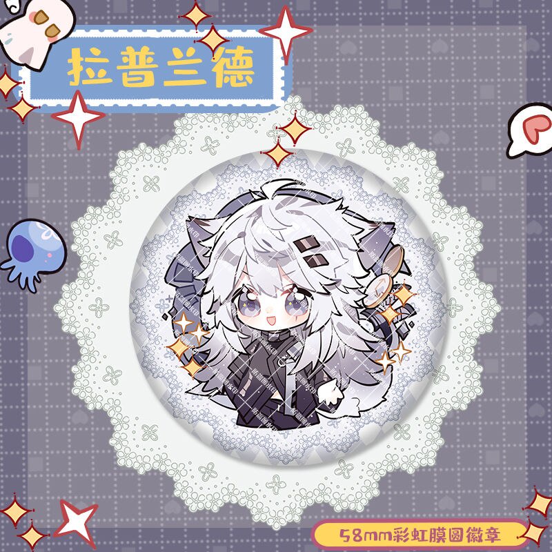 Móc khóa Arknights Anime Keychain Women Exusiai Lappland Corrupting Acrylic Key Chain Man Collection Kawaii