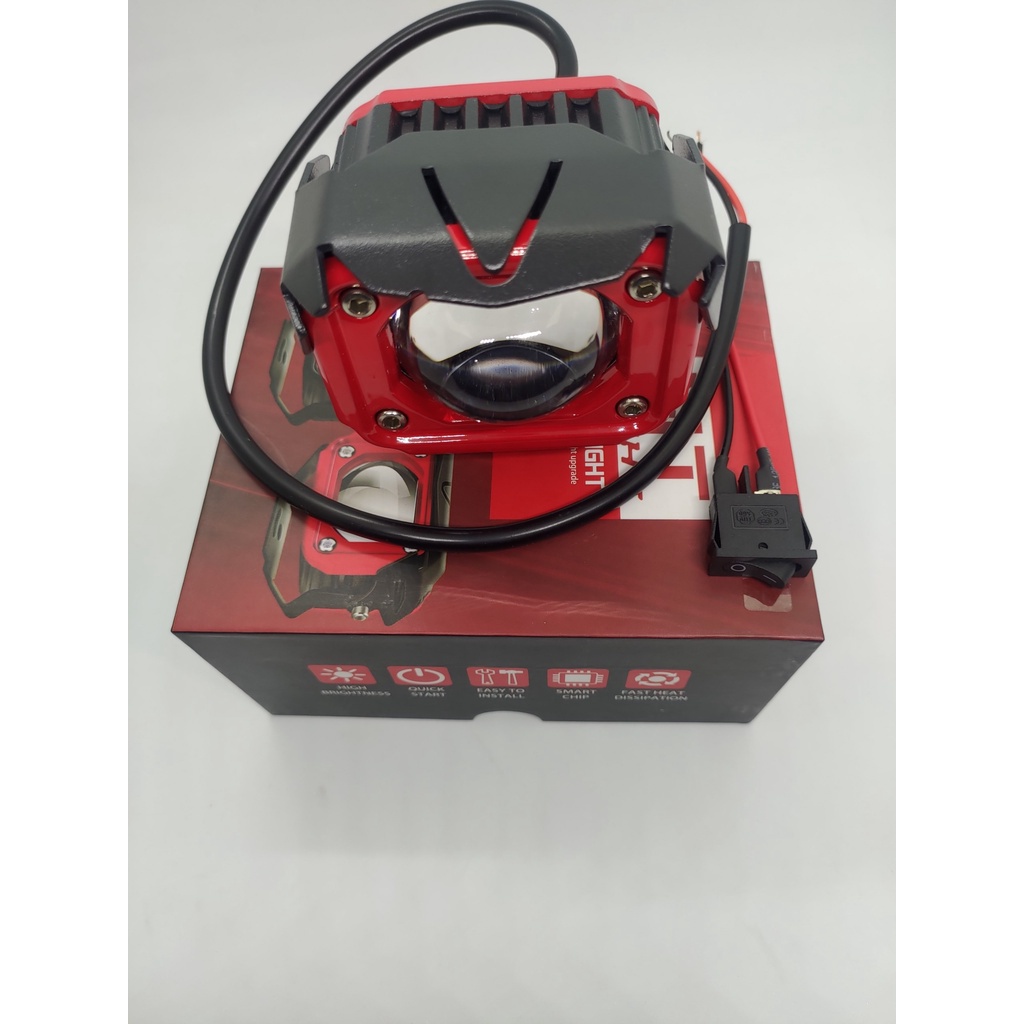 ĐÈN TRỢ SÁNG XE MÁY BI CAU CHÍNH HÃNG F20X 2 MAU HÀNG SIÊU VIP tặng ô tô