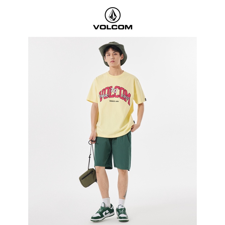 Volcom Áo Thun Thể Thao Ngắn Tay Thời Trang Năng Động