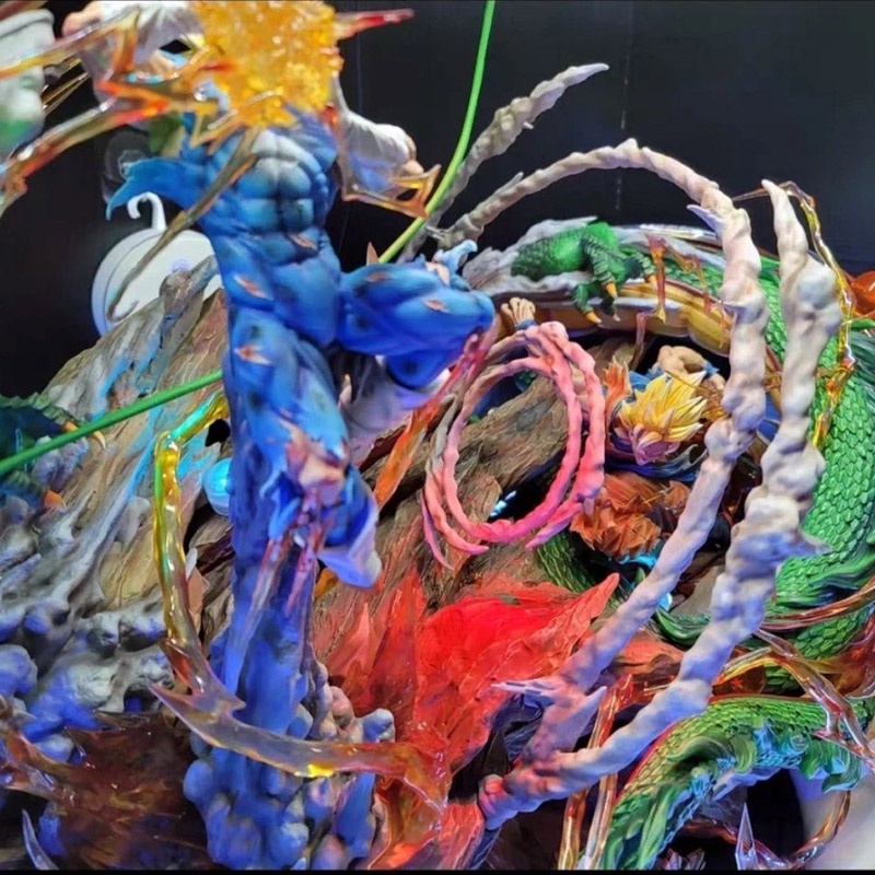 MH74 - Mô Hình Cao Cấp Son Goku Vs Vegeta Cao 35cm Cực Hot - Mô Hình Dragon Ball Super sập sàn